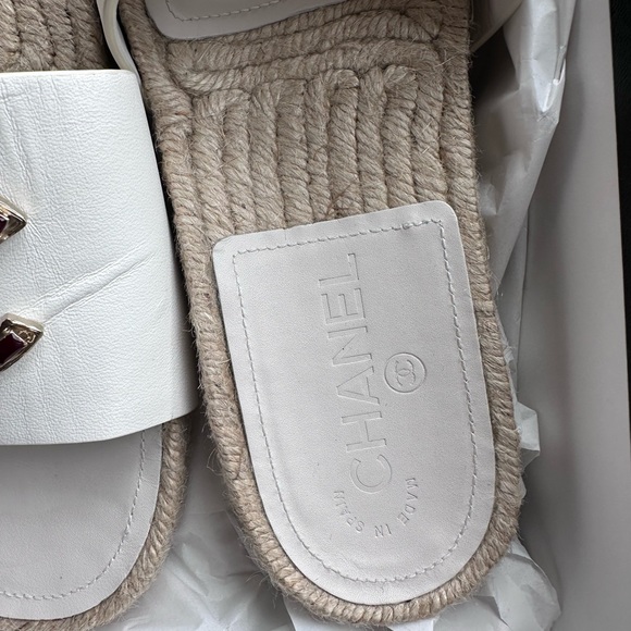 Brand New Never Worn Chanel Stud Encrusted Slides - Picture 8 of 8